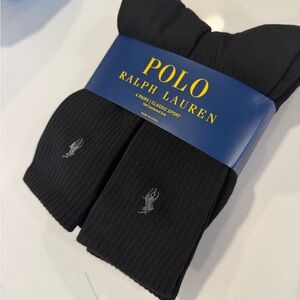 Ralph Lauren Black Casual Men's Socks